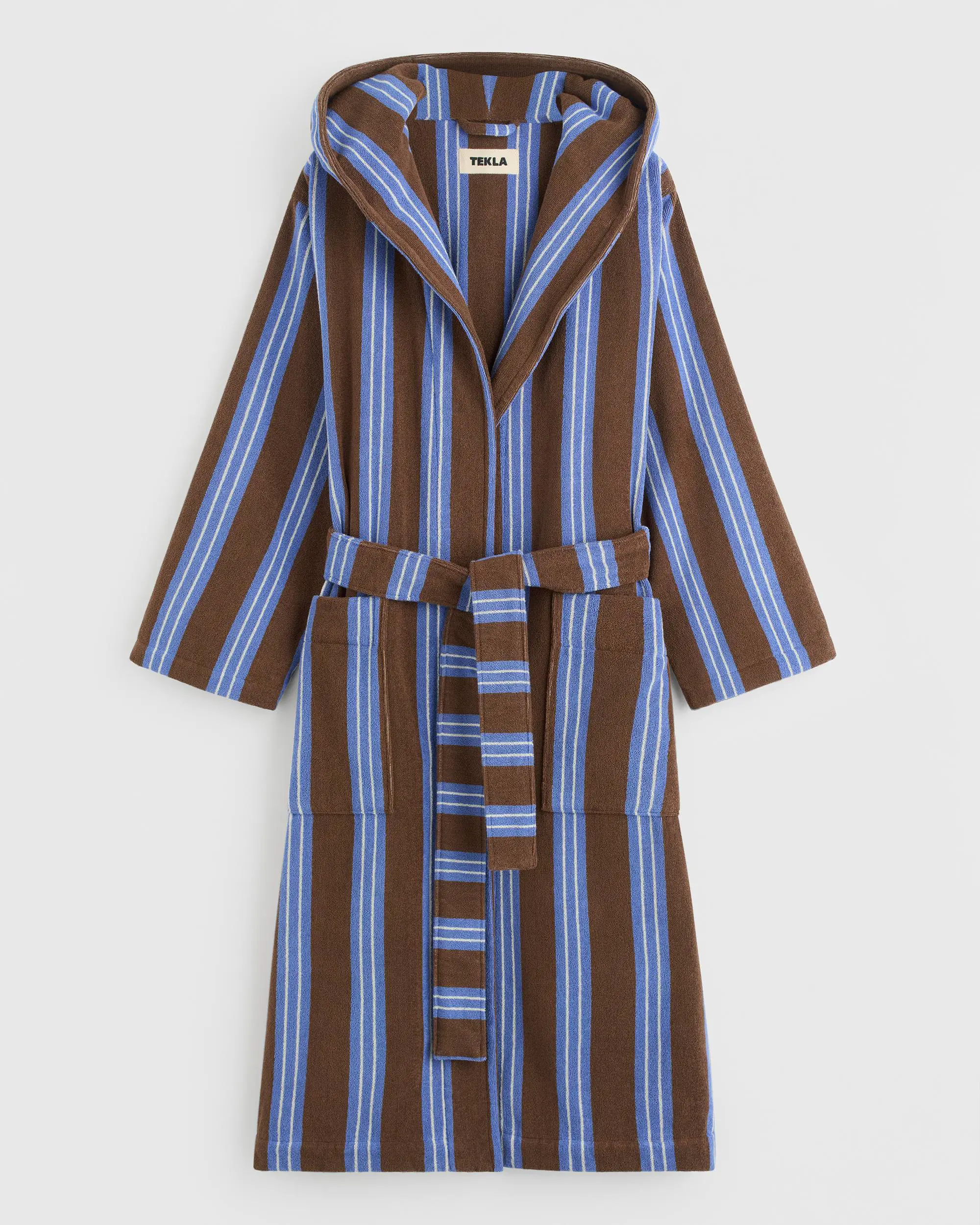 Pin 35982742 1766077958450 Tekla Terry Hooded Bathrobe Chestnut Stripes Thumb