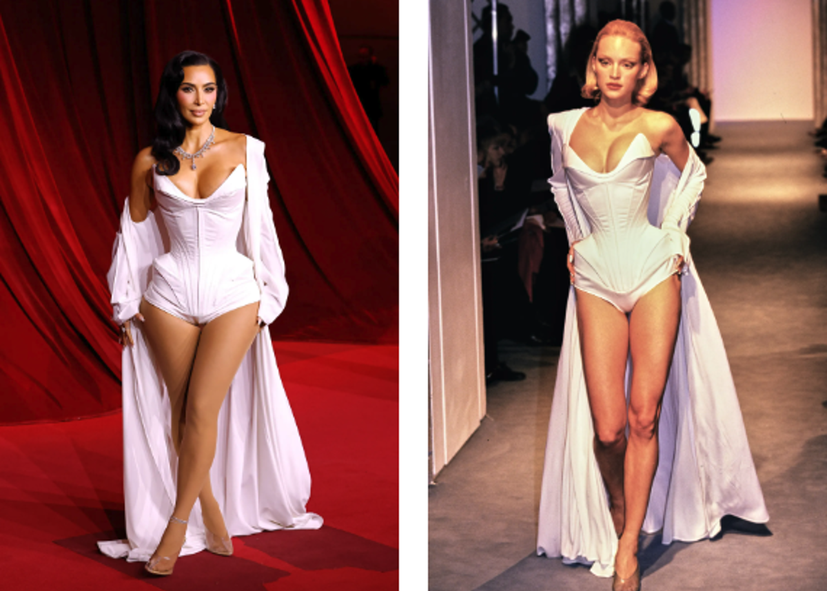 Kim Kardashian 1998 Mugler Kim Kardashian 1998 Mugler