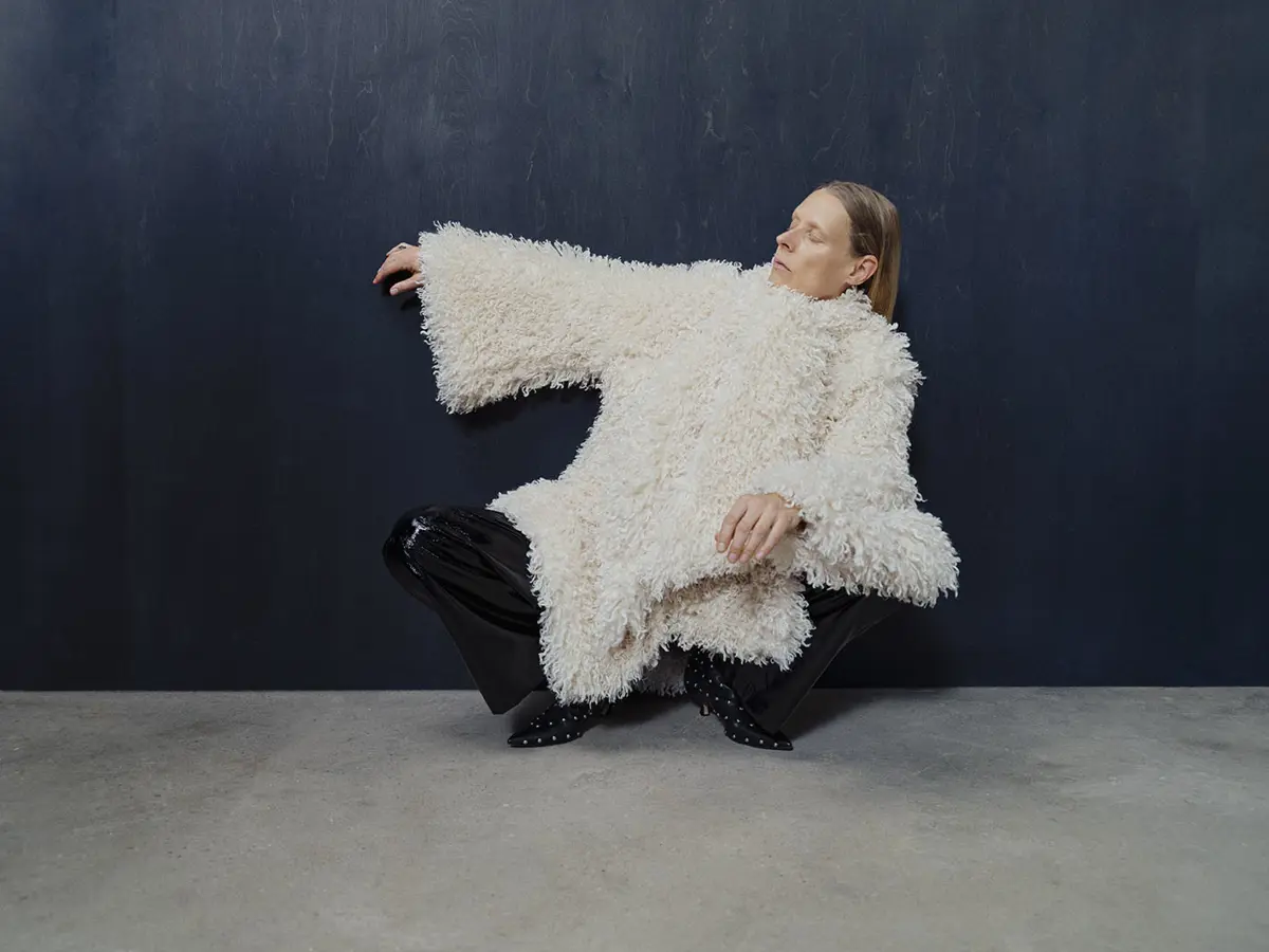 John Lewis X A.W.A.K.E. MODE Fluffy Coat John Lewis X A.W.A.K.E. MODE Fluffy Coat