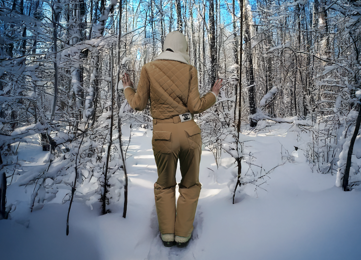 Chanel Skiwear Cover Photo Chanel Skiwear Cover Photo