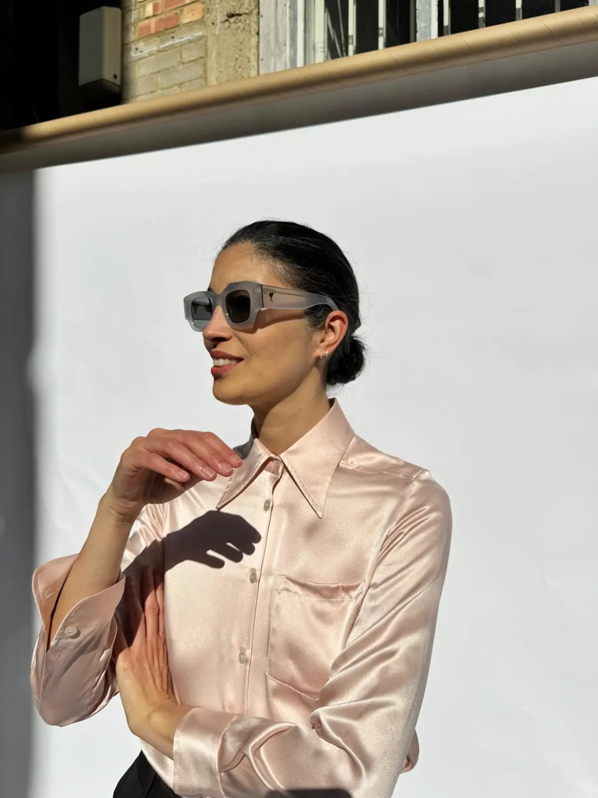 Caroline Issa In Ami Sungalsses Caroline Issa In Ami Sungalsses